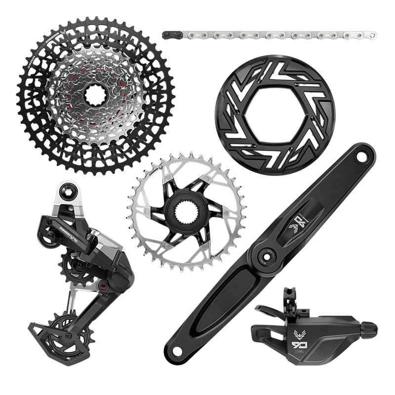 GROUPE VTT électrique SRAM EAGLE 90 104 BCD 34T 10-52 S/BIEL