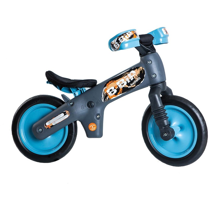 Vélo d'apprentissage BELLELLI B-BIP GRIS FONCÉ/BLEU