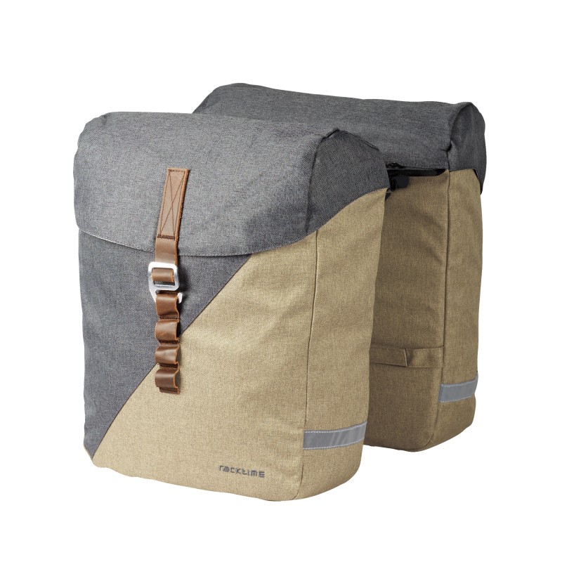 SACOCHES RACKTIME HEDA 2.0 24L SNAPIT 2.0 BEIGE/GRIS