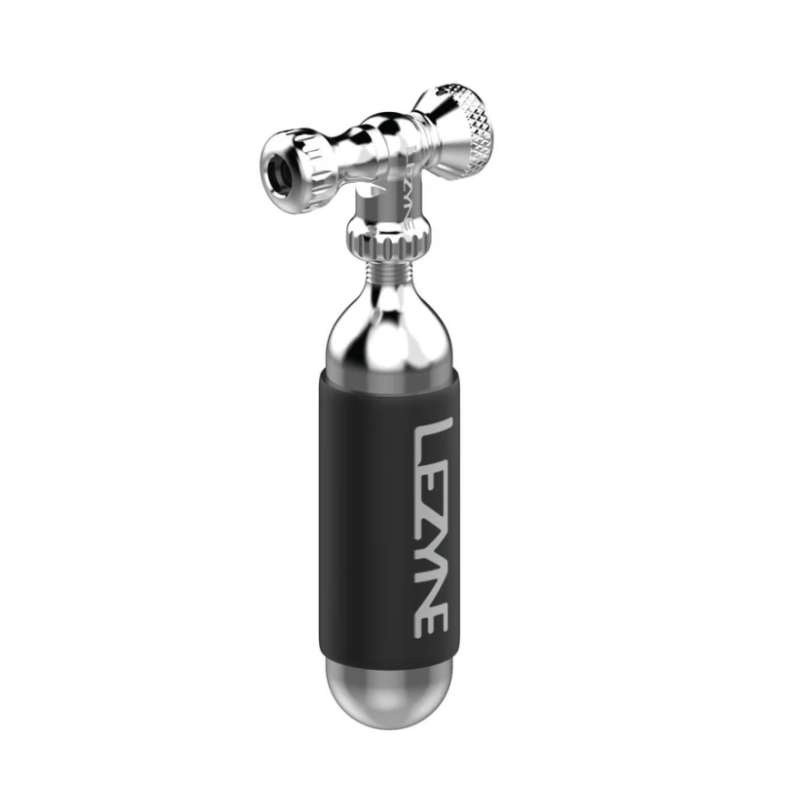 LEZYNE CONTROL DRIVE CO2 WITH 16G CARTRIDGE GLOSS SILVER