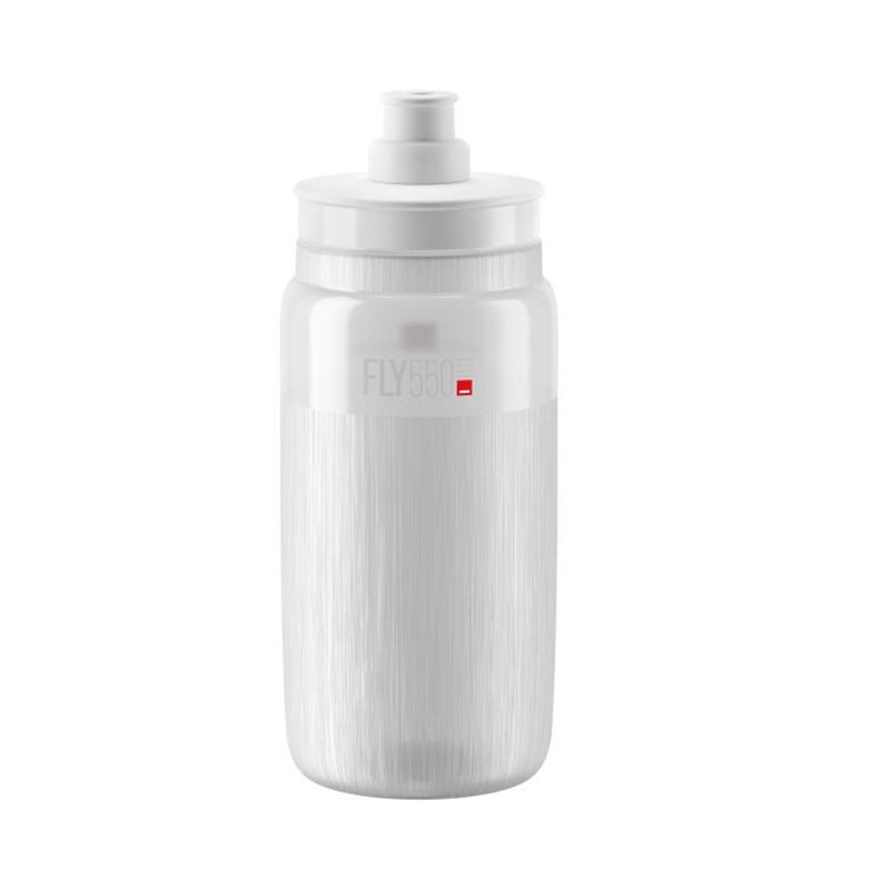 BIDON ELITE FLY TRANSPARENTE LOGO GRIS 550ml