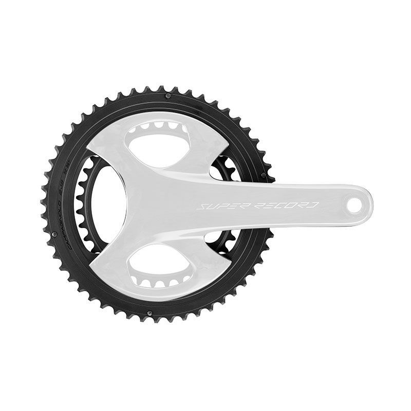 Plateaux JG.Campagnolo Super Record 48 x 32 dents Alu. Noir