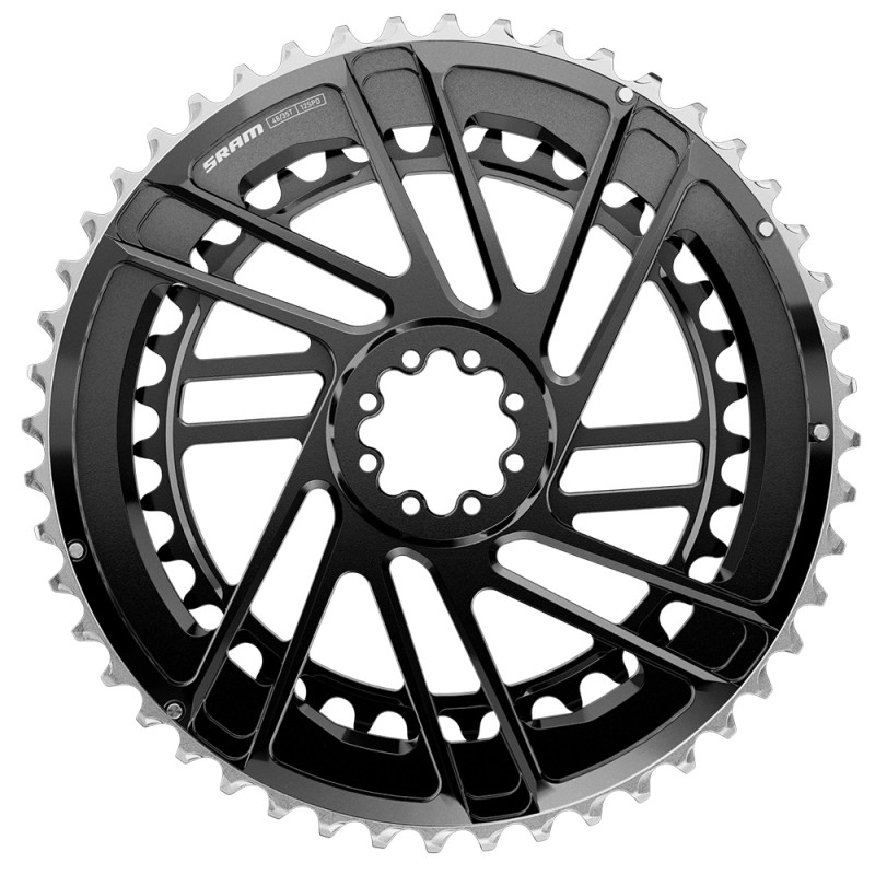Plateaux SRAM Force E1 DM 48 x 35 dents en aluminium noir
