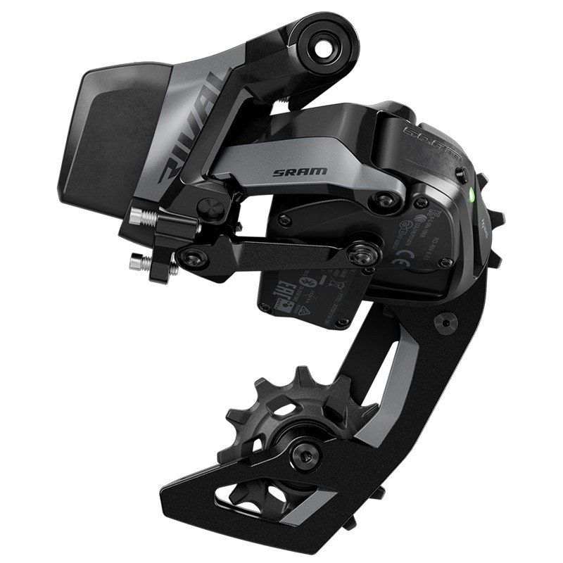 Dérailleur SRAM RIVAL AXS E1 36 dents 2 x 12 V en aluminium noir/gris