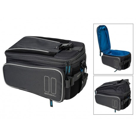 Porte-bagages Basil Sport Design graphite, hydrofuge, 7-12 litres