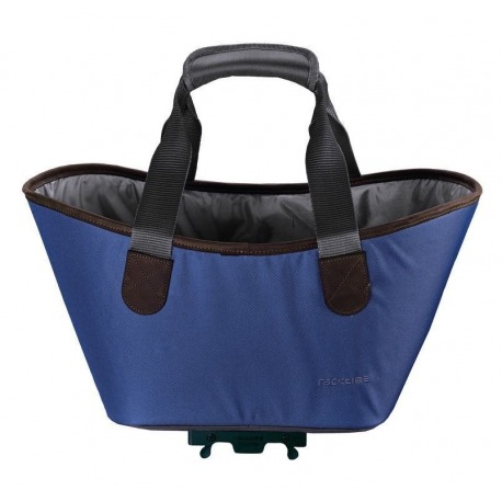 Agnetha Racktime système sac à provisions bleu, incl. Adaptateur Snapit