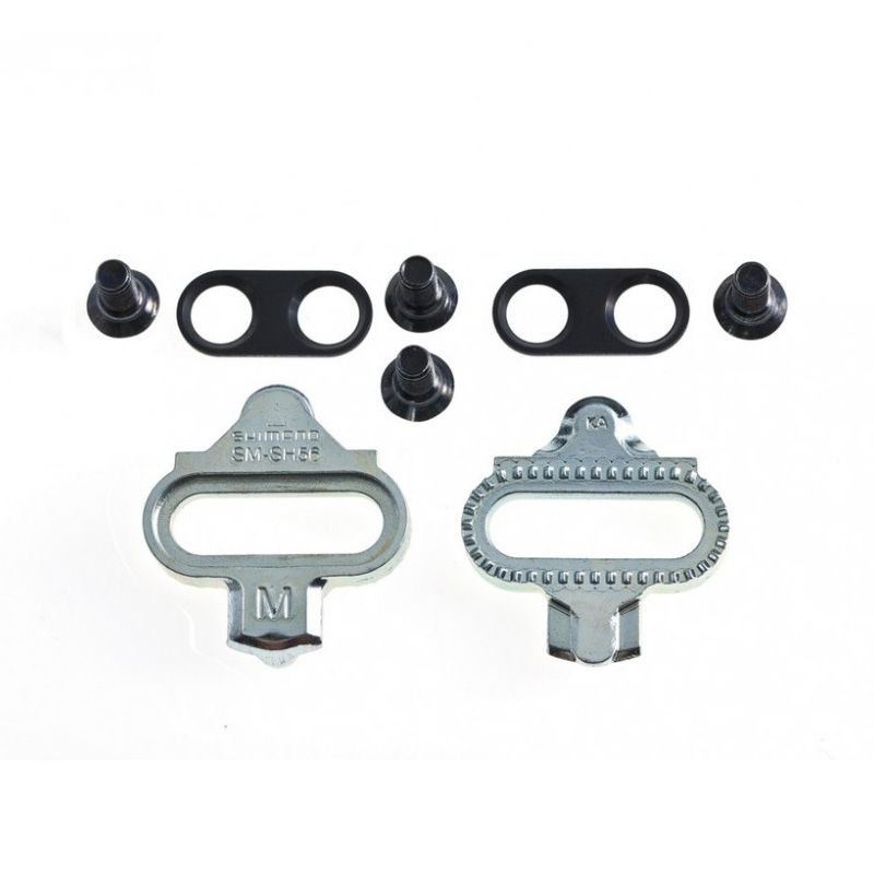 ENSEMBLE DE CALES SHIMANO SM-SH56 SPD ARGENT
