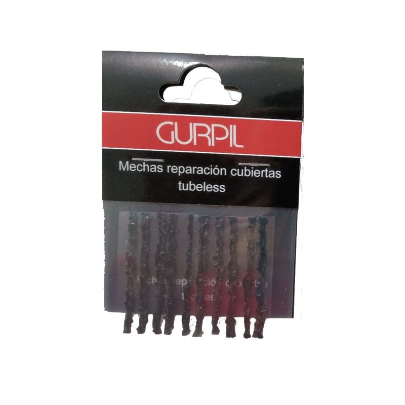 KIT 10 MÈCHES DE RÉPARATION GURPIL TUBELESS 1,5 mm