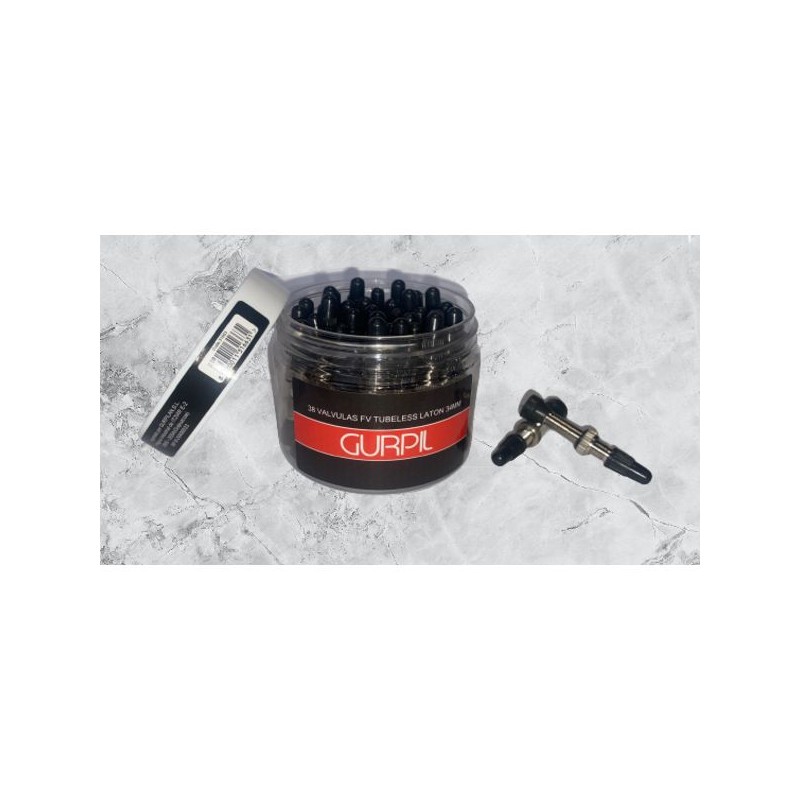 Valve Presta Gurpil Tubeless 44 mm en laiton (Pla 38U)