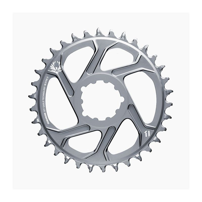 Plato Sram X-Sync2 SL Eagle Boost 30 d.,gris,Alu,offset 3mm,DM,12-v.