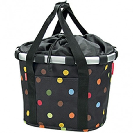 City Bikebasket bag dots, 35x28x26 cm KLICKfix