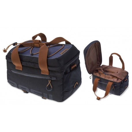 Bolsa portaequipaje Basil Miles impermeable black slate 7 litros