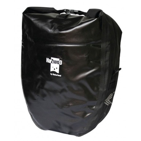 Paire de sacs noirs étanches Haberland uniques, 37x43x16cm, 50 litres