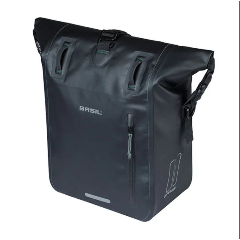 BASIL RIVO M GANCH.MIK SAC 12-15L IMPER.NEG TOILE