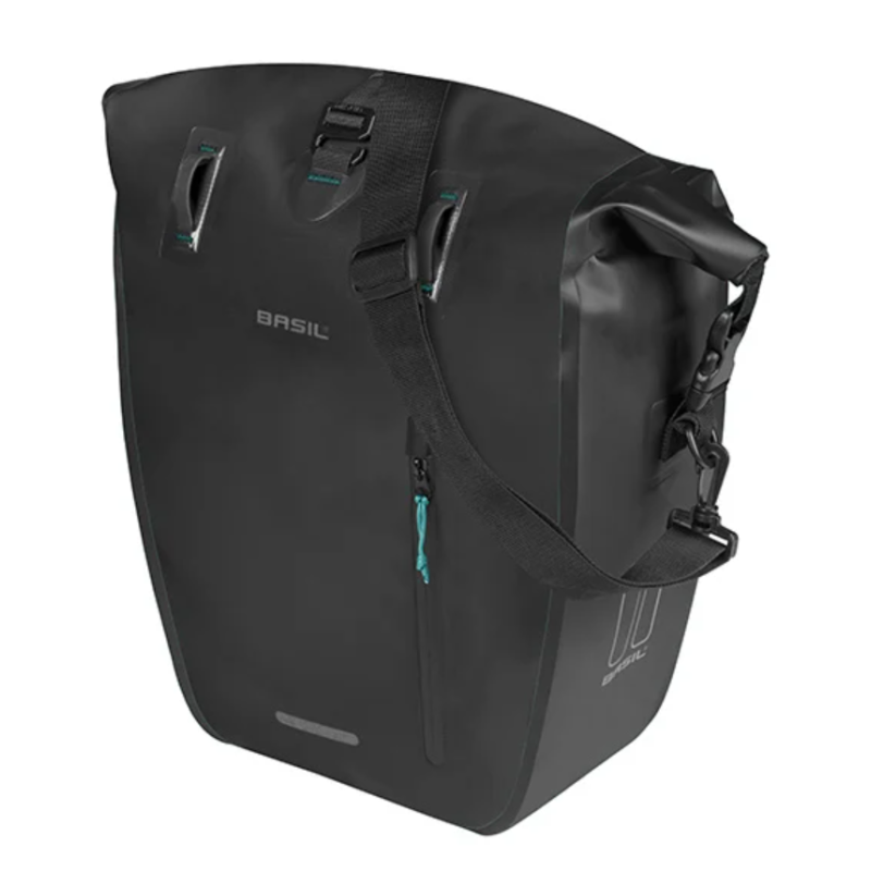 BASILIC RIVO L GANCH.MIK SAC 25-31L IMPER.NEG TOILE