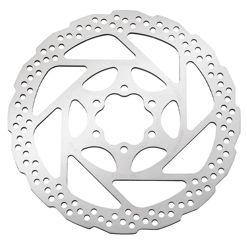 Disque de frein Shimano Deore SM-RT5 6 6AG 160 mm Argenté