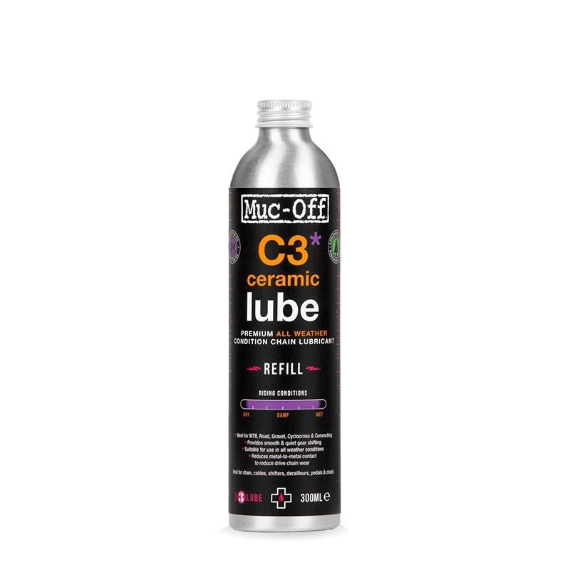 Lubrifiant pour chaîne MUC-OFF C3 Premium, 300 ml