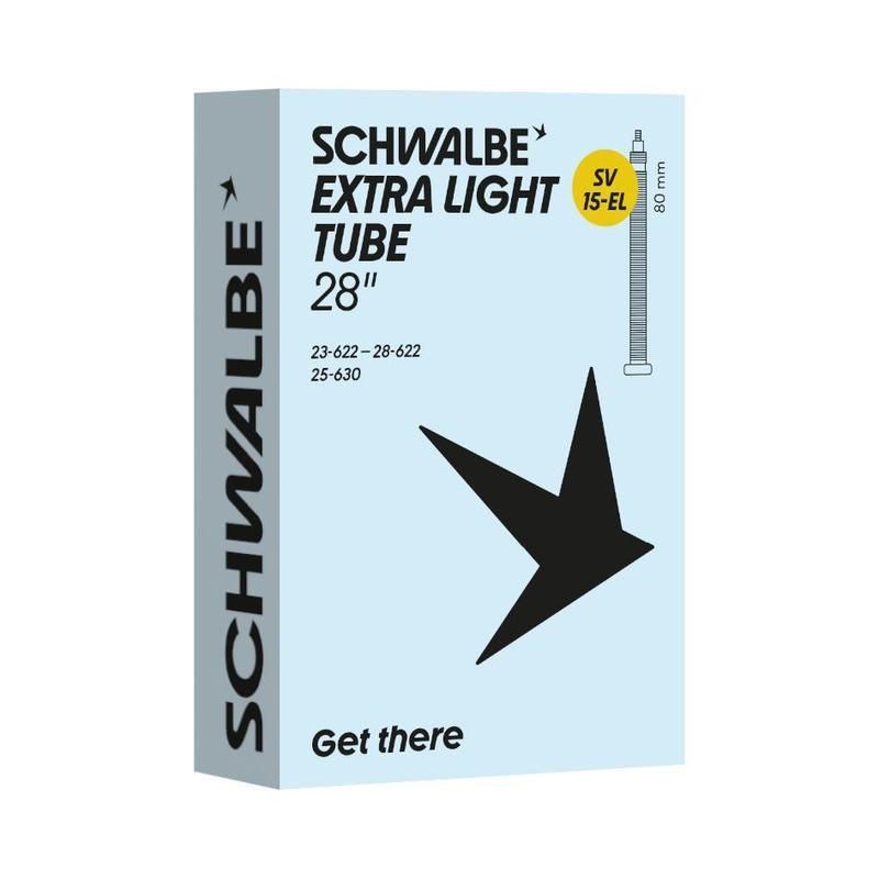 CHAMBRE A AIR SCHWALBE SV15-EL 700x23-28 VALVE PRESTA 80mm