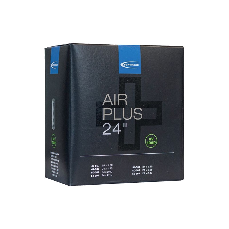 CAMÉRA SCHWALBE AIR PLUS 24x1,50-2,50 V. SUPPORT 40mm