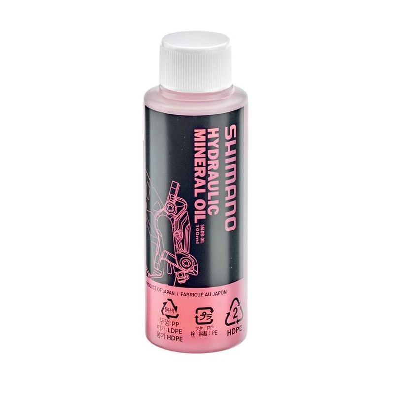 Huile minérale Shimano pour freins à disque hydrauliques 100 ml