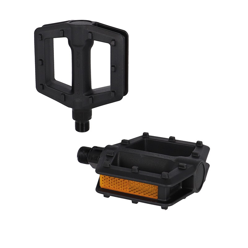 PÉDALE ENFANT/JUNIOR XLC PD-K10 1/2 NOIRE RÉFLÉCHISSANTE