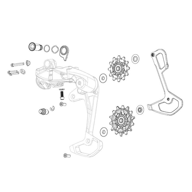 Ensemble de dérailleurs SRAM XX DOWNHIL T-TYPE