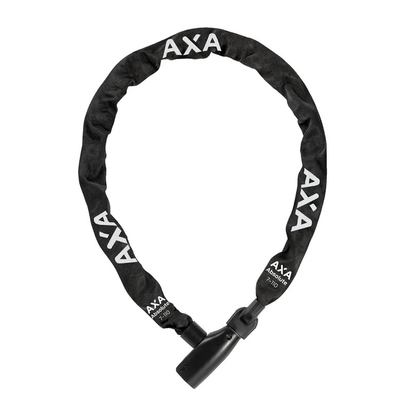 CANDADO CADENA AXA ABSOLUTE 7 110cm 7mm NEGRO