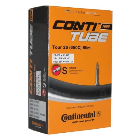 Continental Tour 26 tube mince 26x1 1 1/4" 28/32-559/597 VS 42mm