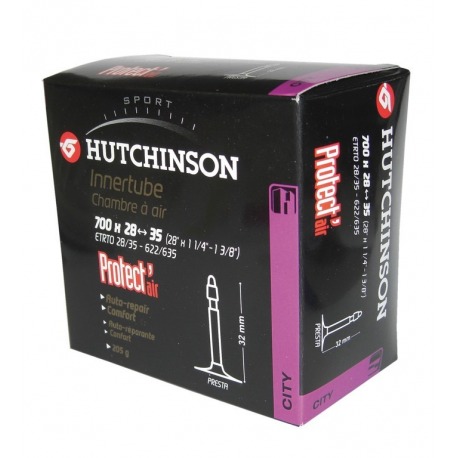 Hutchinson Protect Air 28" 700 x 28/35 p. Vanne française tube 48 mm