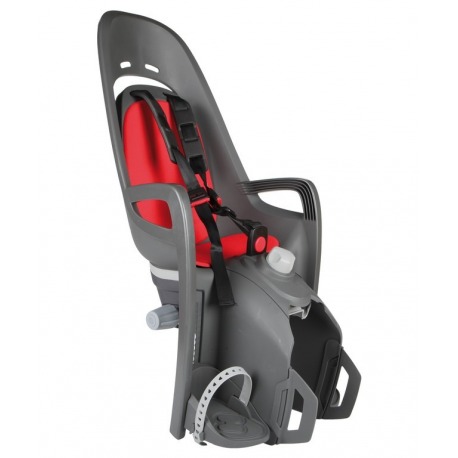 Hamax Zenith Relax porta chaise pour enfants. gris/rouge, fixation sur porte-bagages
