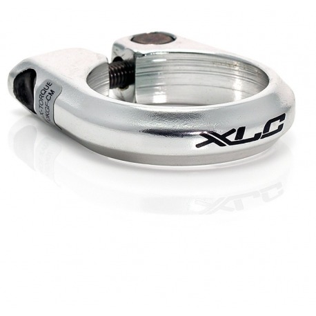 Collier de selle XLC PC-B02 Alu, 31.8mm, argent, boulon hexagonal