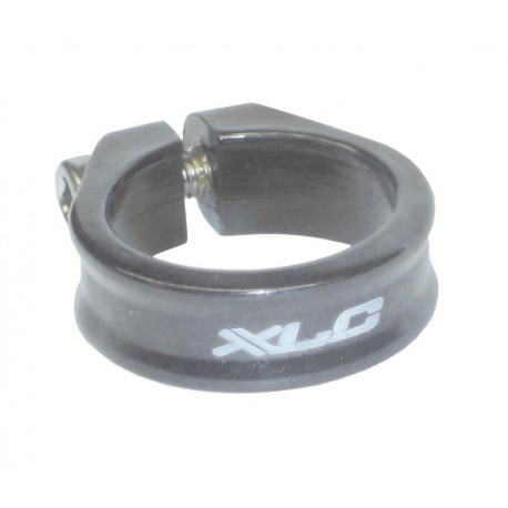 Collier XLC pour tige de selle PC-B01 Ø 34,9 mm, couleur titane, boulon hexagonal.