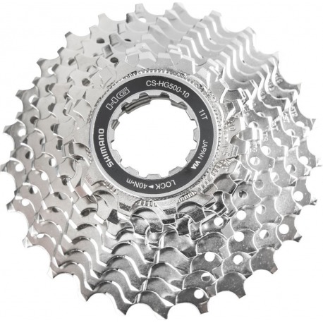 Cassette Shimano CSHG 500 10-v.11-12-13-14-15-17-19-21-23-25 d.