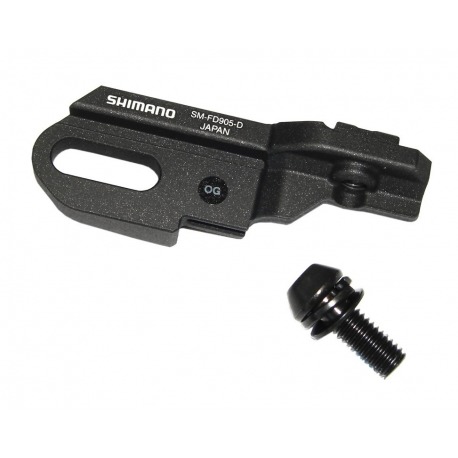 adaptateur de cale pour dérailleur avant Deore XT Di2 SMFD905D, noir pour montage direct