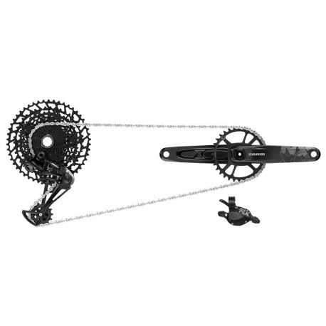 Set cambio grupo Sram NX Eagle DUB 170mm 12-v.,32d.,X-Sync,cadena,XG-1230,11-50d.