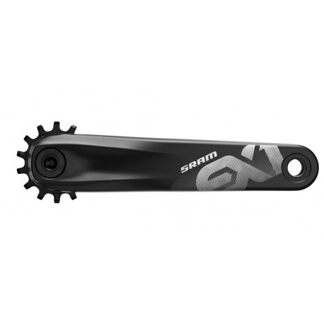 Pédalier Sram EX1 ISIS 175mm noir sans plateau ni capuchons