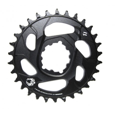 Plateau Sram X-Sync Eagle 12v. 30 d, noir, alun., Direct M, offset -4mm