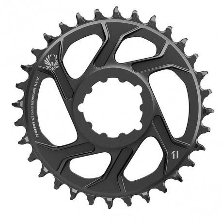 Plateau Sram X-Sync2 SL Eagle Boost 34 dents, noir, Alu, déport 3 mm, DM, 11/12 vitesses.