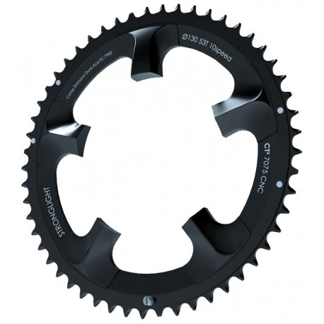 Plateau Stronglight Dura Ace 110 mm int. 34 dents, noir, CT², 10-v.