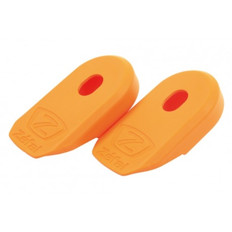 Protections de manivelle Zefal Crank Armor orange par paire