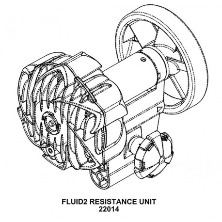Unité de résistance Cycle Ops pour Fluid²
