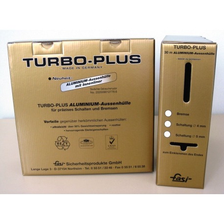 Boîtier de frein Turbo Plus noir, c. doublure, boîte de 30 m