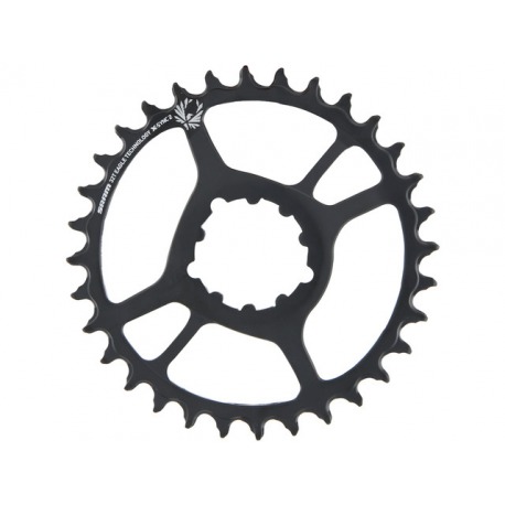 Plateau Sram X-Sync2 Eagle Boost 34 dents, noir, acier, déport 3 mm, DM, 11/12 vitesses.