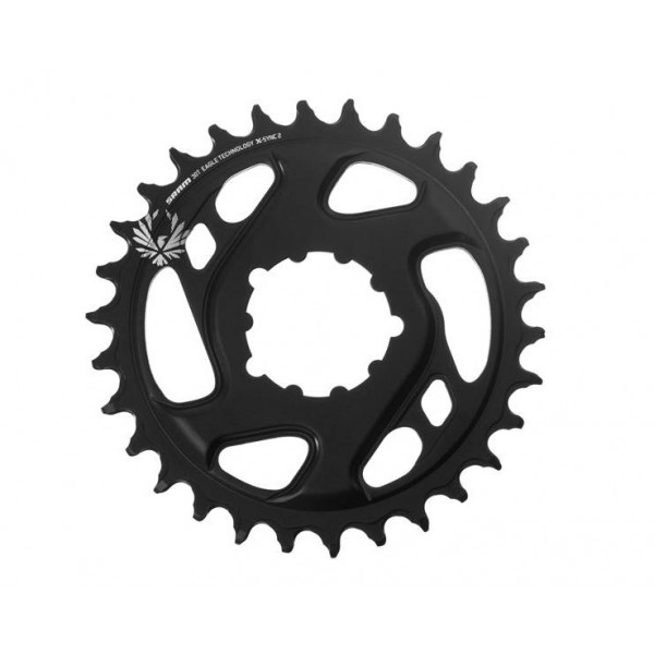 Plateau Sram X-Sync 2 Eagle 12-v.34, noir, CF alu, déport 6mm, DM