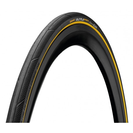 Continental Ultra Sport III pneu souple 28" 700x23C 23-622 noir/jaune Skin