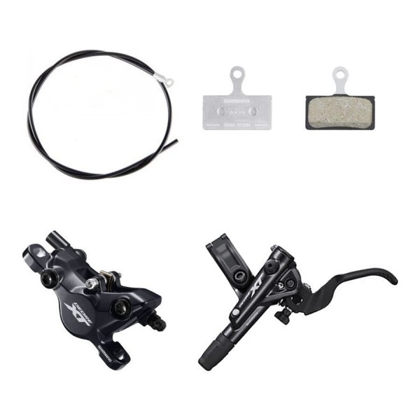 Frein à disque Shimano Deore XT M8100 RT, noir, droite, avec BLM8100, 1700 mm