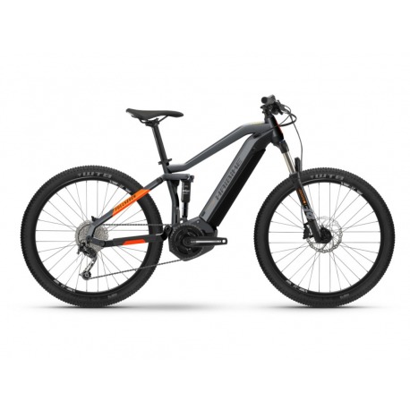Vélo électrique double suspension 27 5" Haibike FullSeven 4 i500Wh 10-G Deore cool gris/lava mat 2021