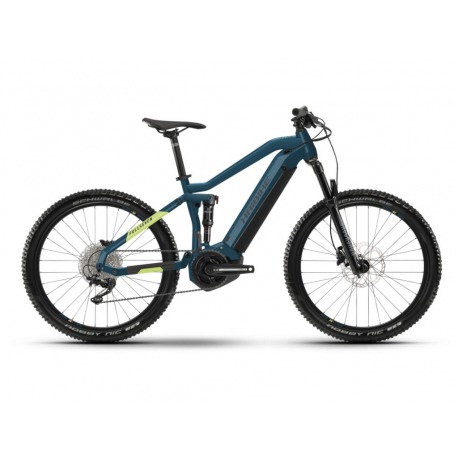 Vélo électrique double suspension 27 5" Haibike FullSeven 5 i500Wh 11-G Deore bleu/canari Mod. 2021