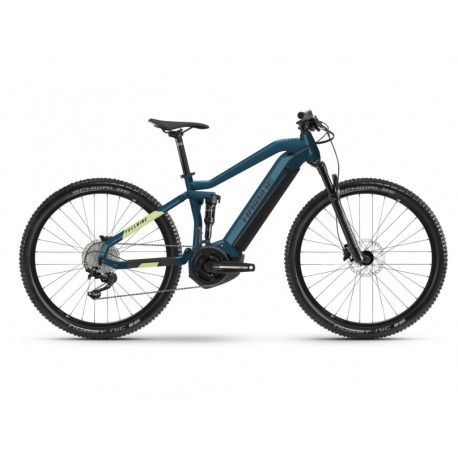 Vélo électrique double suspension 29" Haibike FullNine 5 i500Wh 11-G Deore bleu/canari Mod. 2021