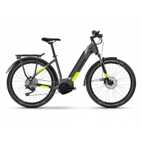 Vélo électrique Haibike Trekking 6 i500Wh LowStep 10-G Deore cool gris/rouge 2021